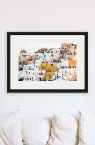 Santorini | Houses Print