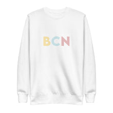 Load image into Gallery viewer, Barcelona (BCN) Airport Code Crewneck
