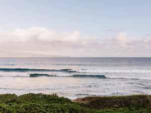 Maui | Surfers at Oneloa Bay Print