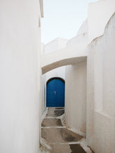 Load image into Gallery viewer, Santorini | Blue Door Print
