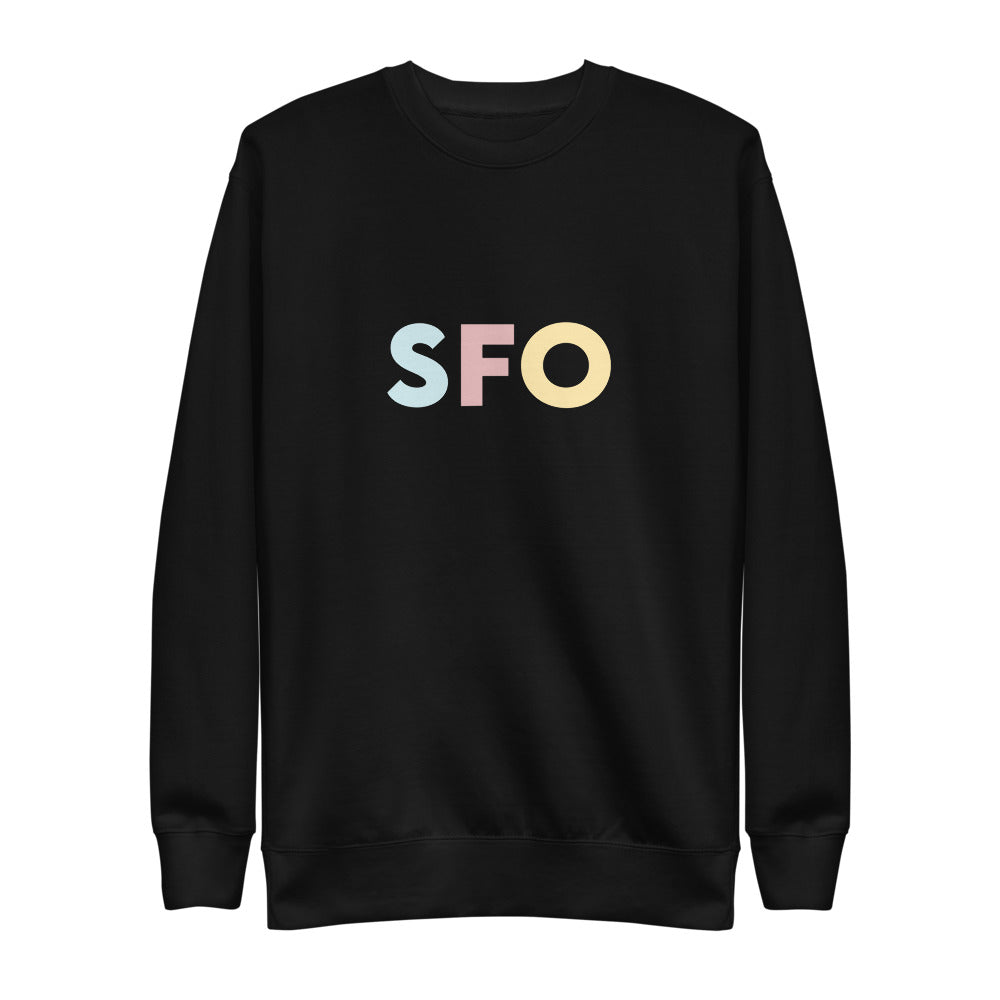 San Francisco (SFO) Airport Code Crewneck